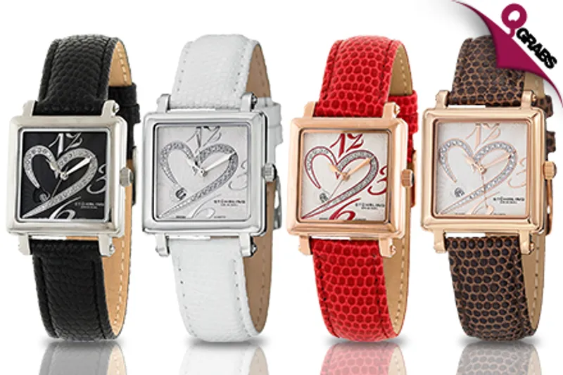 From QR399, Wear Your Heart on Your Sleeve with These Stührling Women’s Watches - Available in 6 Lovely Styles! (Up to QR2894 Value)